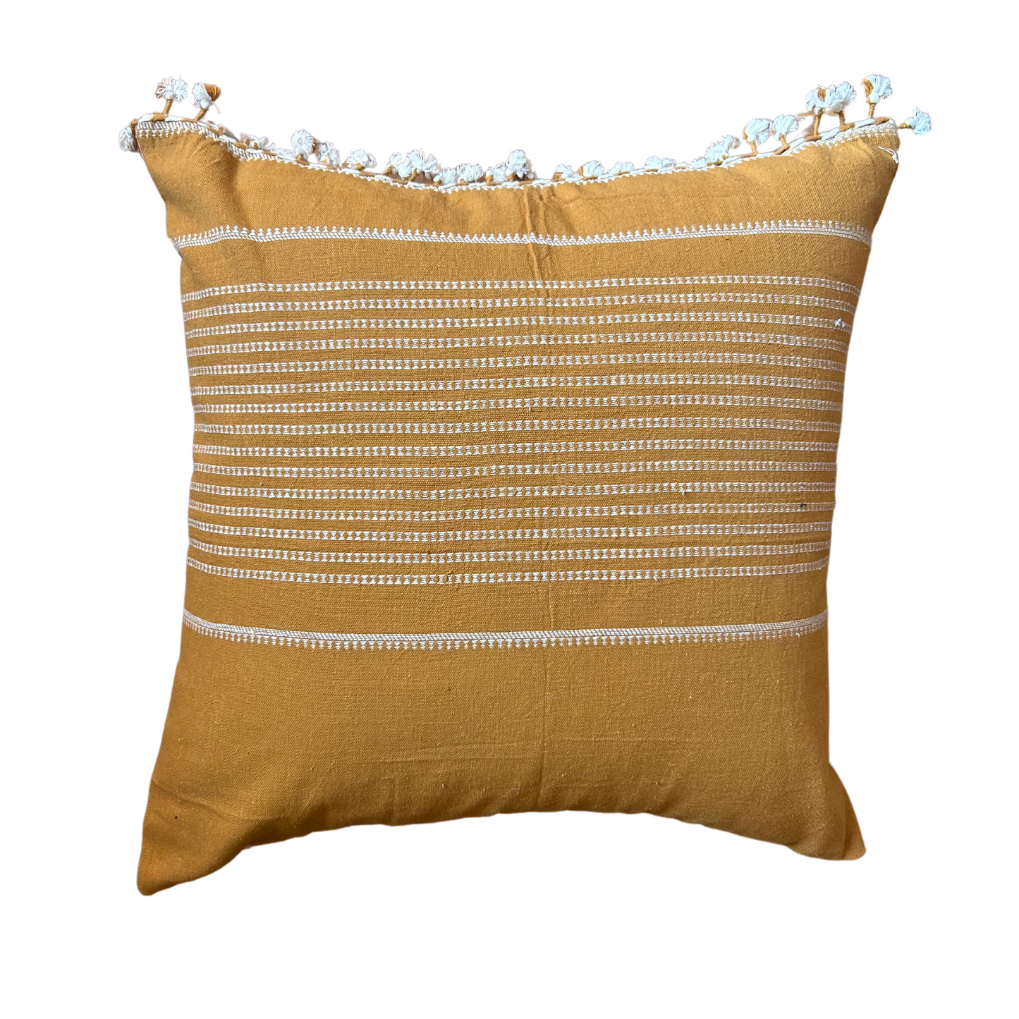 SIMI HANDWOVEN CUSHION - CHICKPEA YELLOW