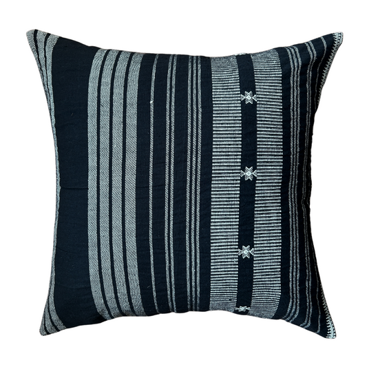 HARMIR HANDWOVEN CUSHION - MONOCHROME