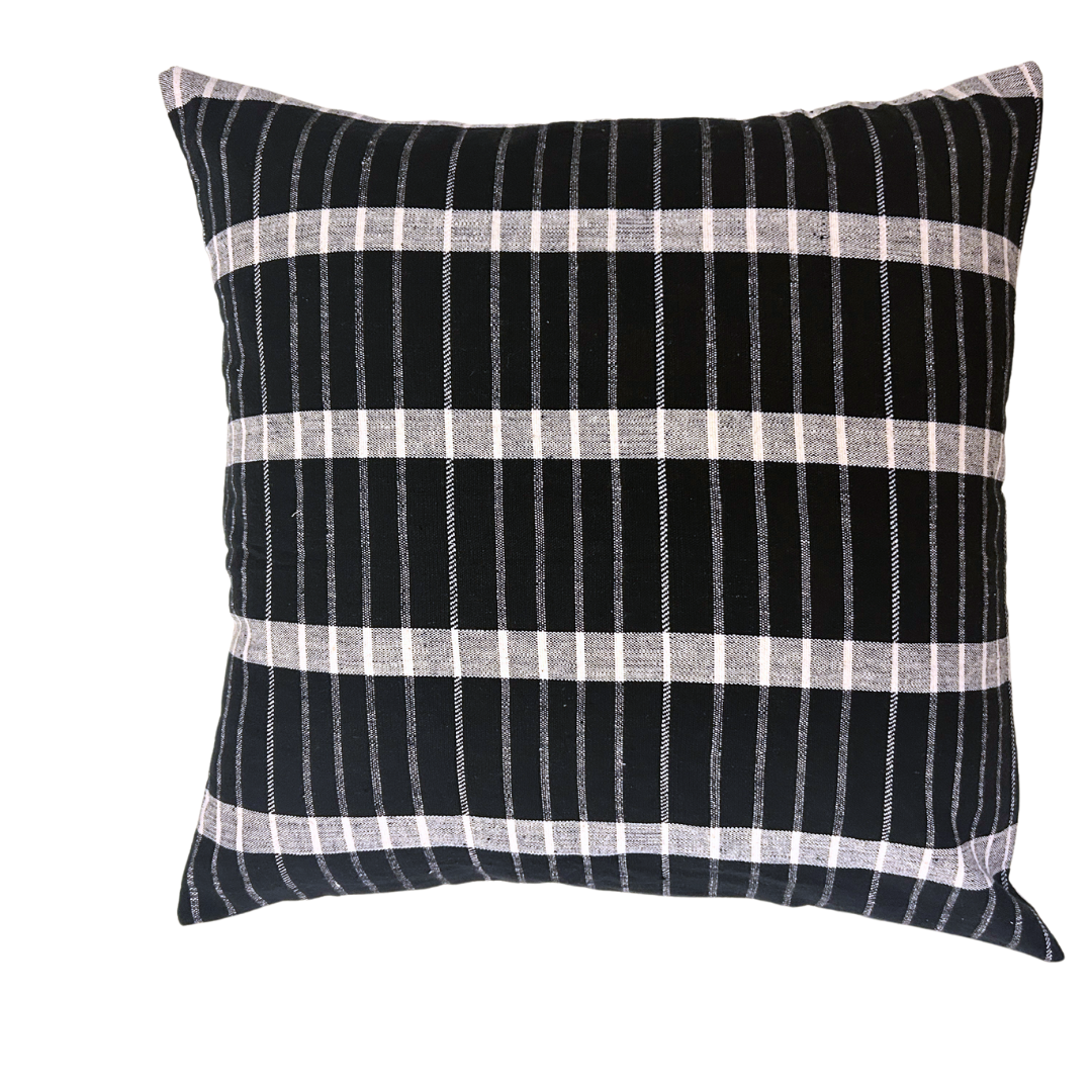 NIR HANDWOVEN CUSHION - MONOCHROME