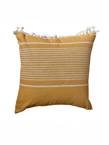 SIMI HANDWOVEN CUSHION - CHICKPEA YELLOW