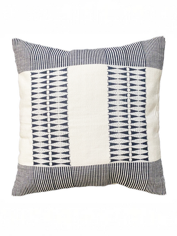 NONA HANDWOVEN CUSHION - MONOCHROME