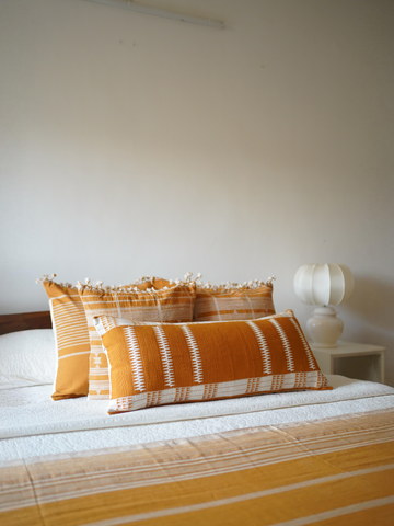 TIZU HANDWOVEN LUMBAR - SUNSET YELLOW