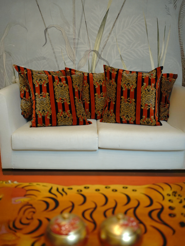 BAGH CUSHION - RUST