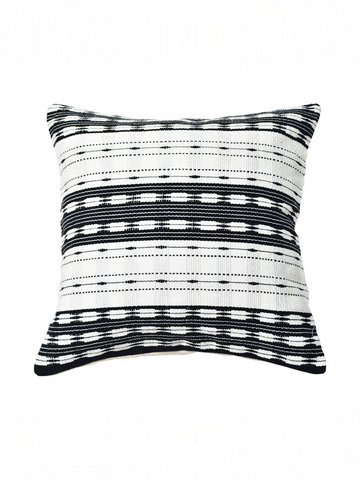 YAZA CUSHION - BLACK AND WHITE