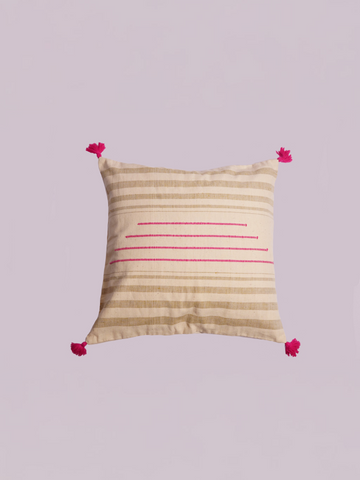 AAINA CUSHION - PINK