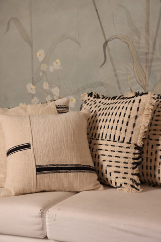 CORDA CUSHION - MONOCHROME