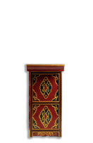 SNOWLION HANDPAINTED CABINET - RED