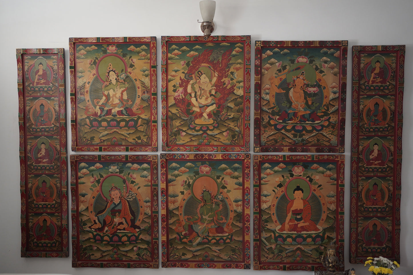 PANCH BUDDHA PAINTING