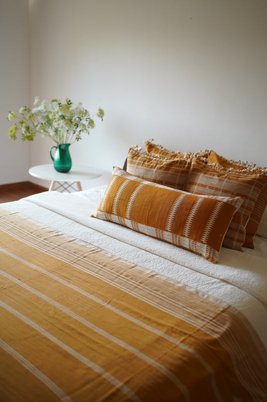 SAVANI HANDWOVEN THROW - CHICKPEA YELLOW