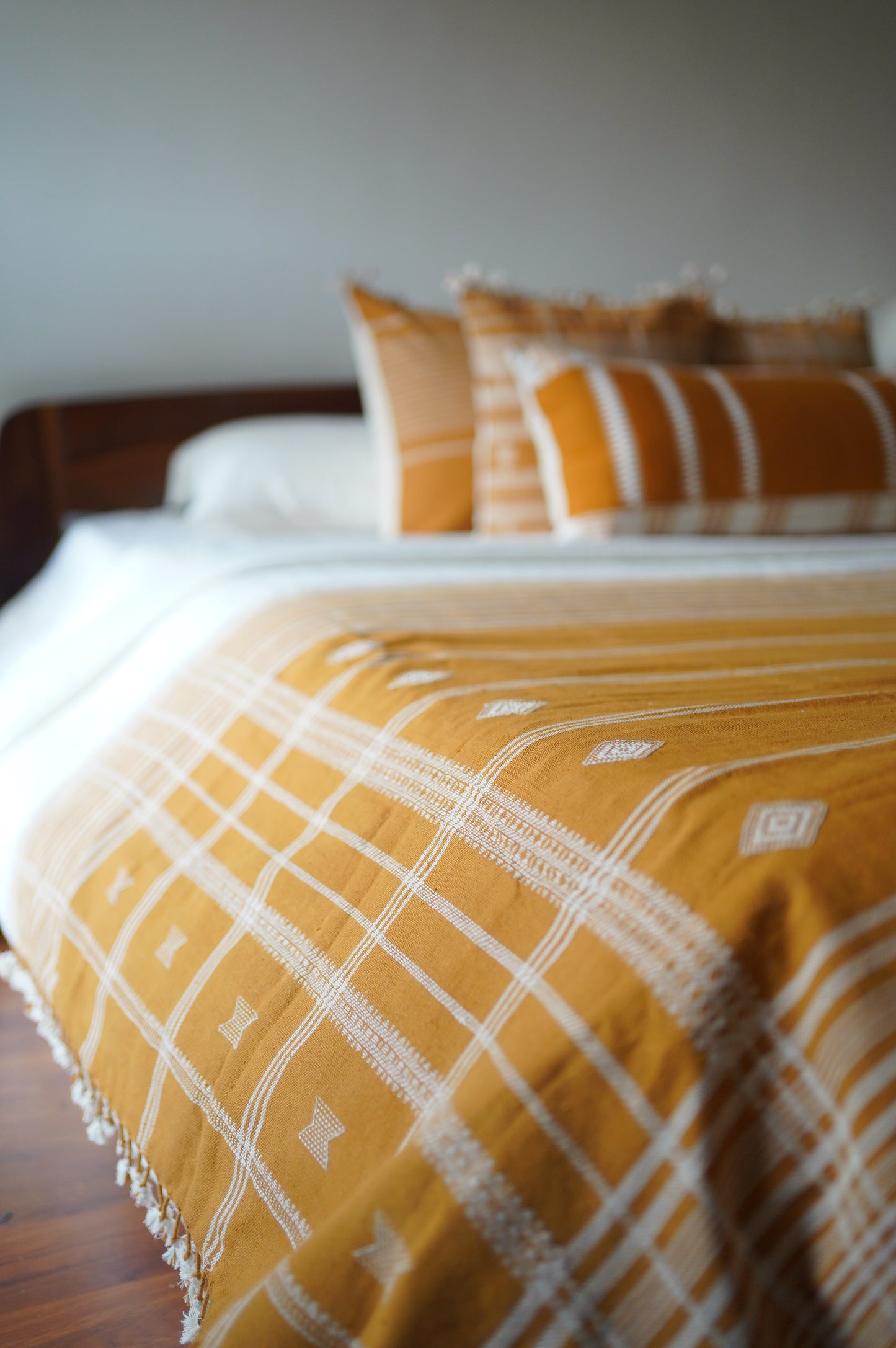 SAVANI HANDWOVEN THROW - CHICKPEA YELLOW